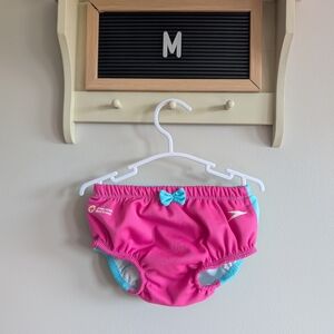 Speedo Pink and Blue Kids Swim Diaper